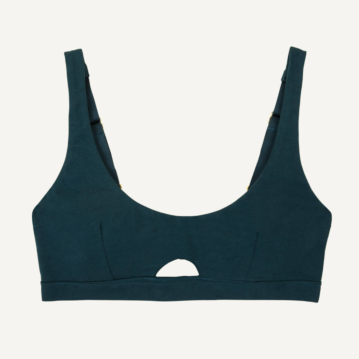 Organic Cotton Keyhole Soft Bra in Meridian