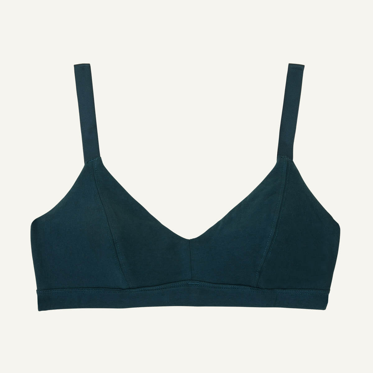Organic Cotton Triangle Soft Bra in Meridian