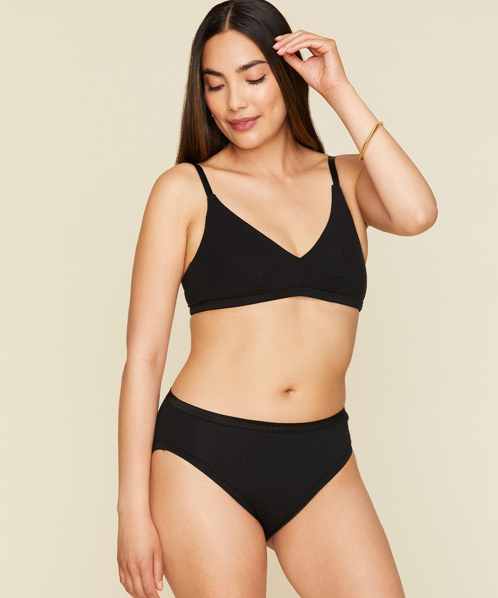 Organic Cotton Mid-Rise Bikini