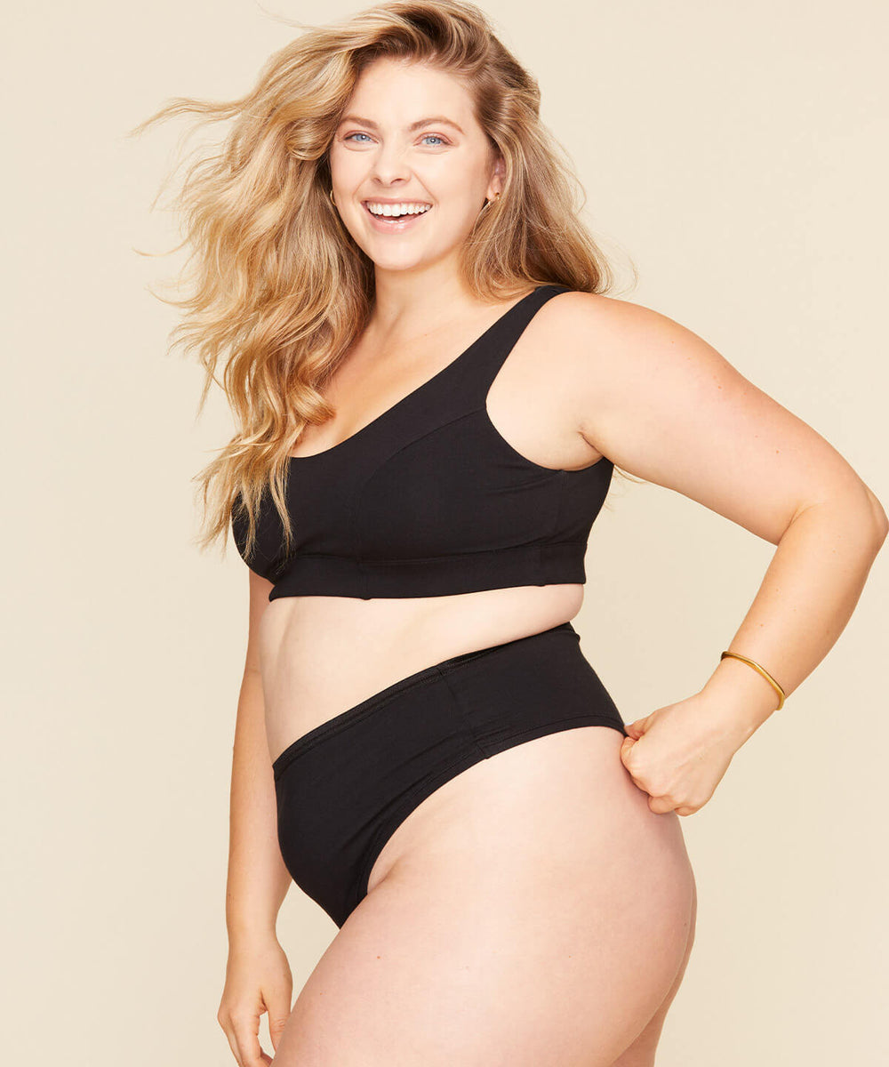Organic Cotton High-Rise Thong