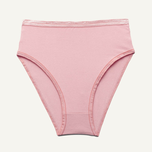 SALE High-Rise Brief in Rosy Cheeks