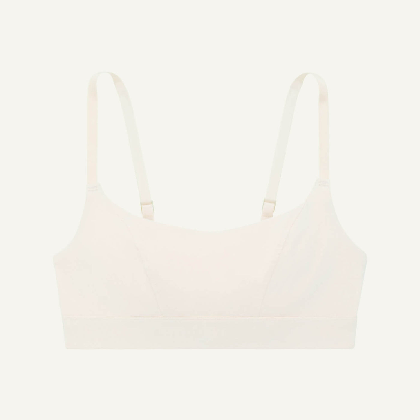 Organic Cotton Tank Bralette in Cloud Nine