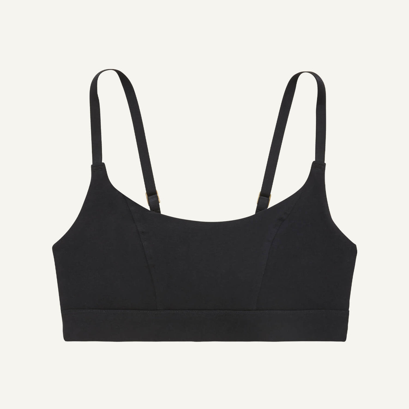 Organic Cotton Tank Bralette in Carbon