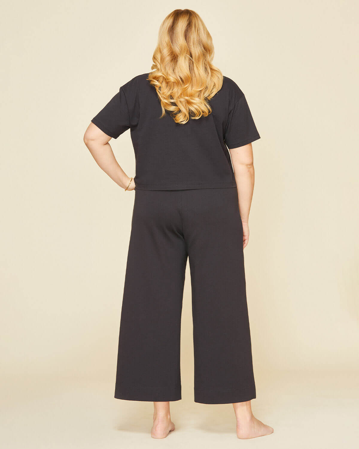 Subset Organic Cotton Wide-Leg Lounge Pant: Available in