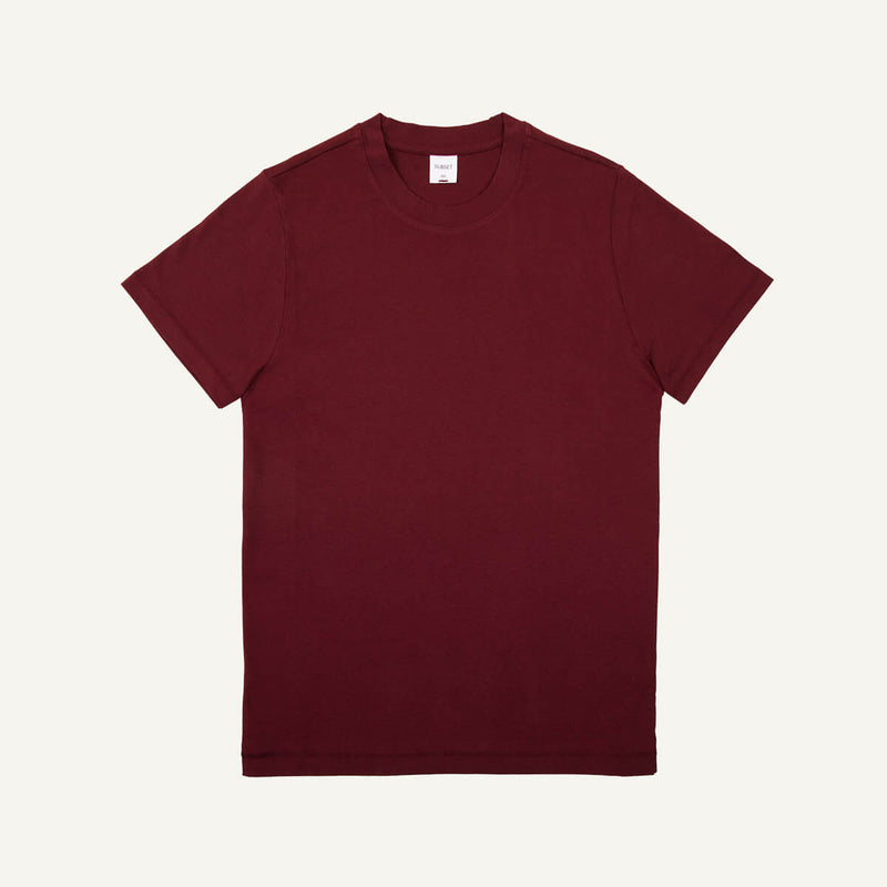 Organic Cotton Classic Tee in Garnet