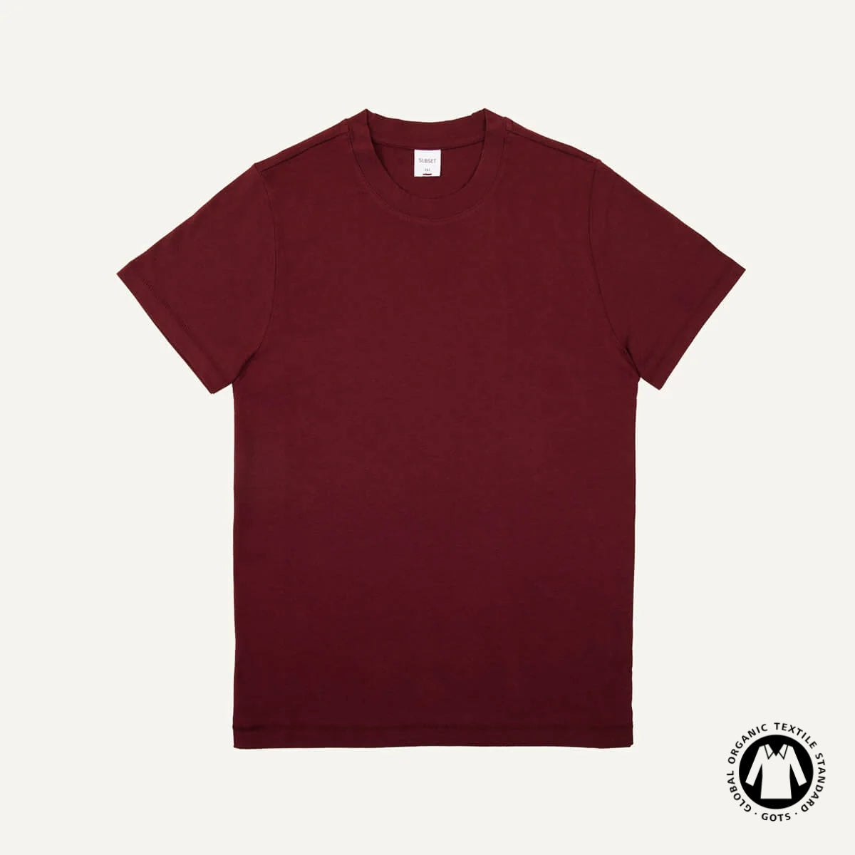 Organic Cotton Classic Tee in Garnet