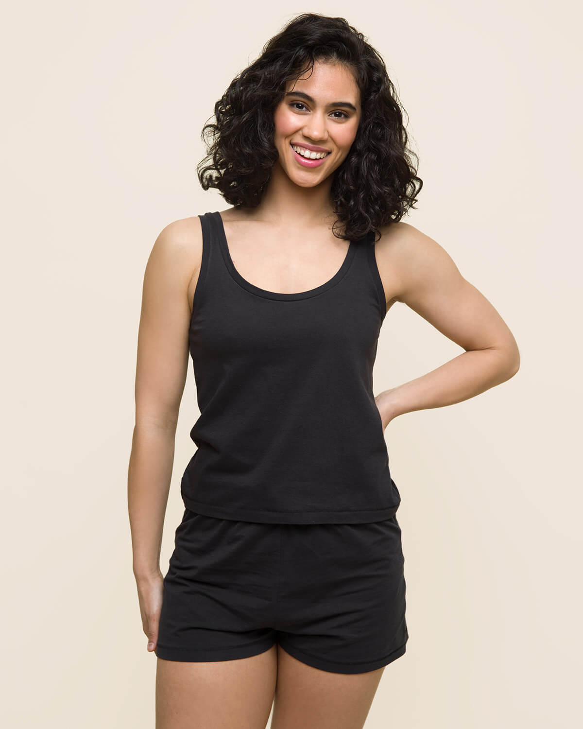 Subset Organic Cotton Easy Lounge Tank: Available in sizes XS-2XL