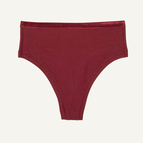 Subset Women's Organic Cotton Thong Underwear: Sizes 2XS-4XL