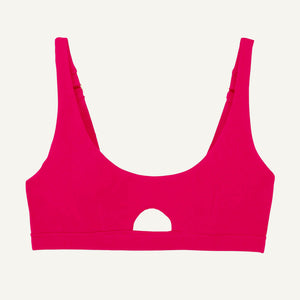 Organic Cotton Keyhole Soft Bra in Aurora