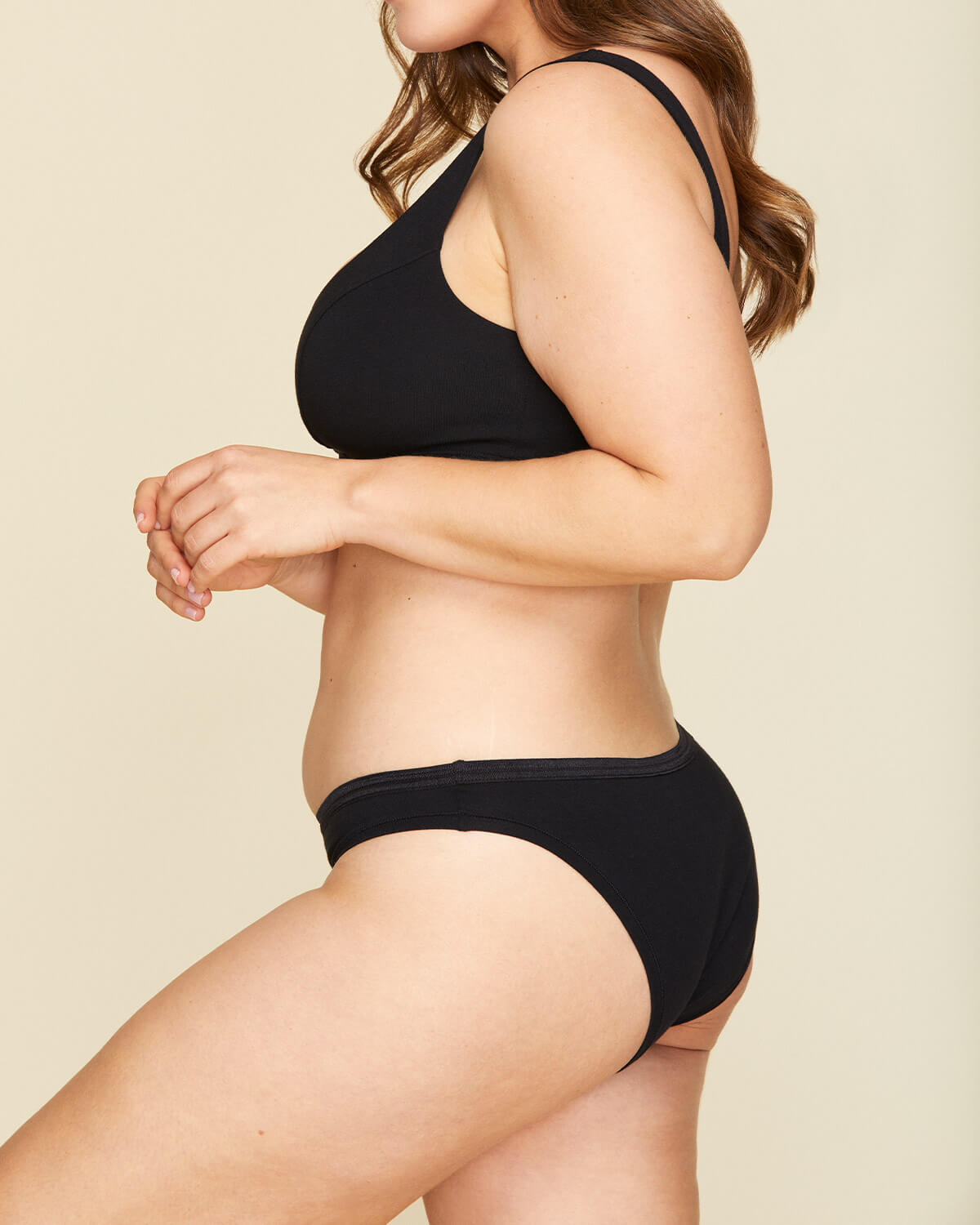 Subset Organic Cotton Low-Rise Bikini: Available in sizes 2XS-3XL