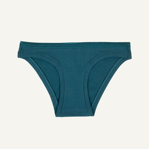 Organic Cotton Low-Rise Bikini in Meridian