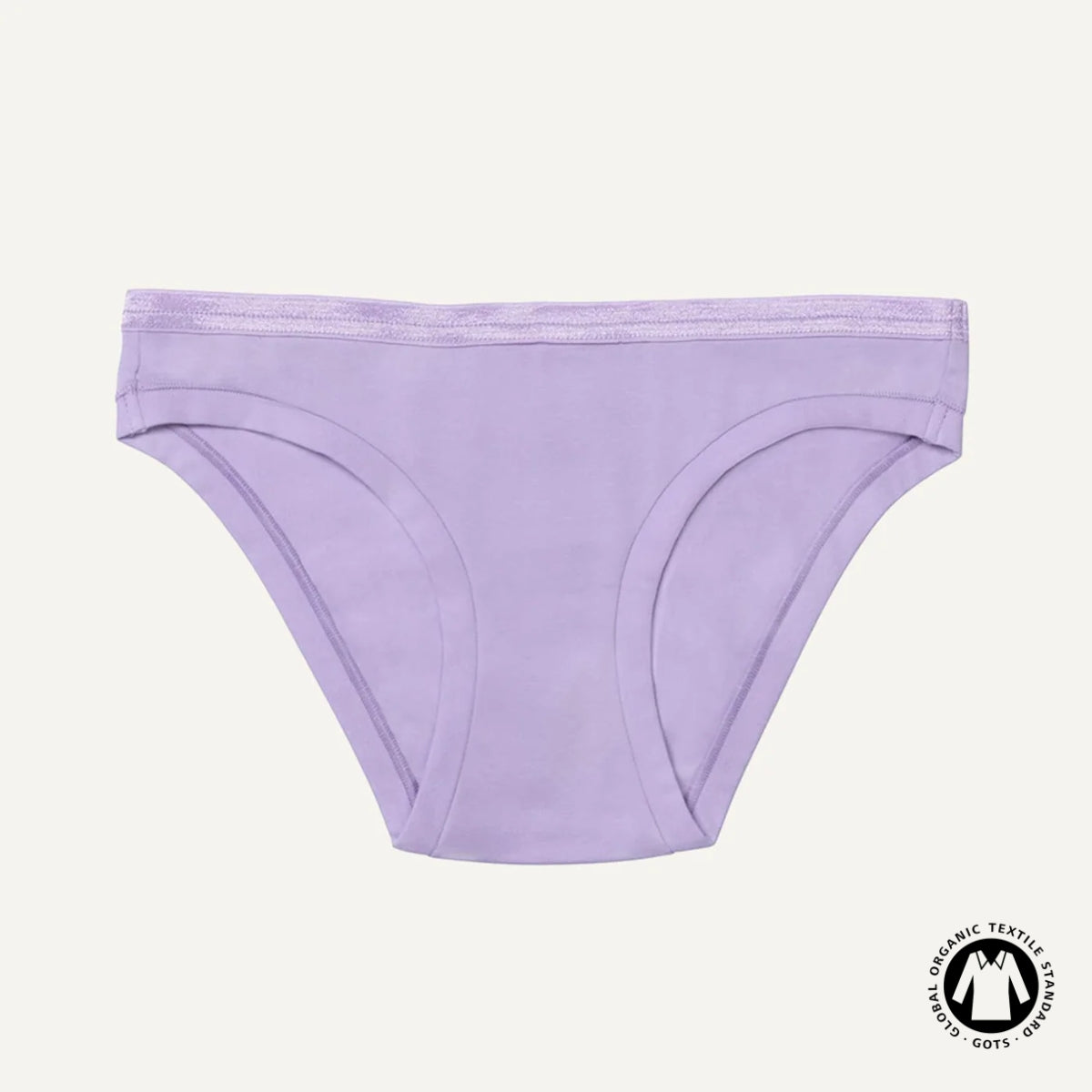 Organic Cotton Low-Rise Bikini in Petal