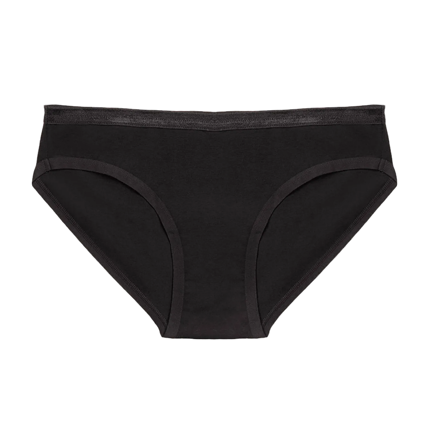 Organic Cotton Low-Rise Brief in Carbon