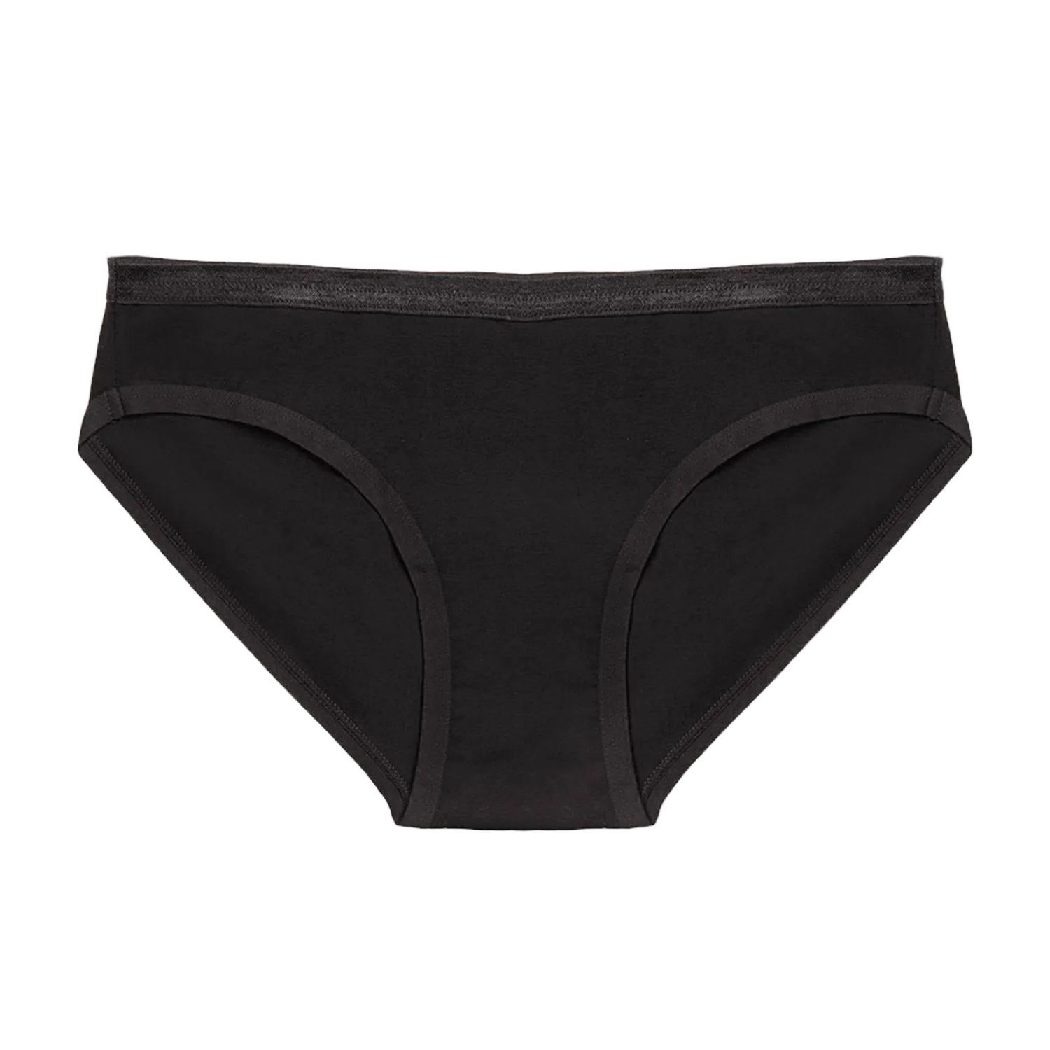 Organic Cotton Low-Rise Brief in Carbon