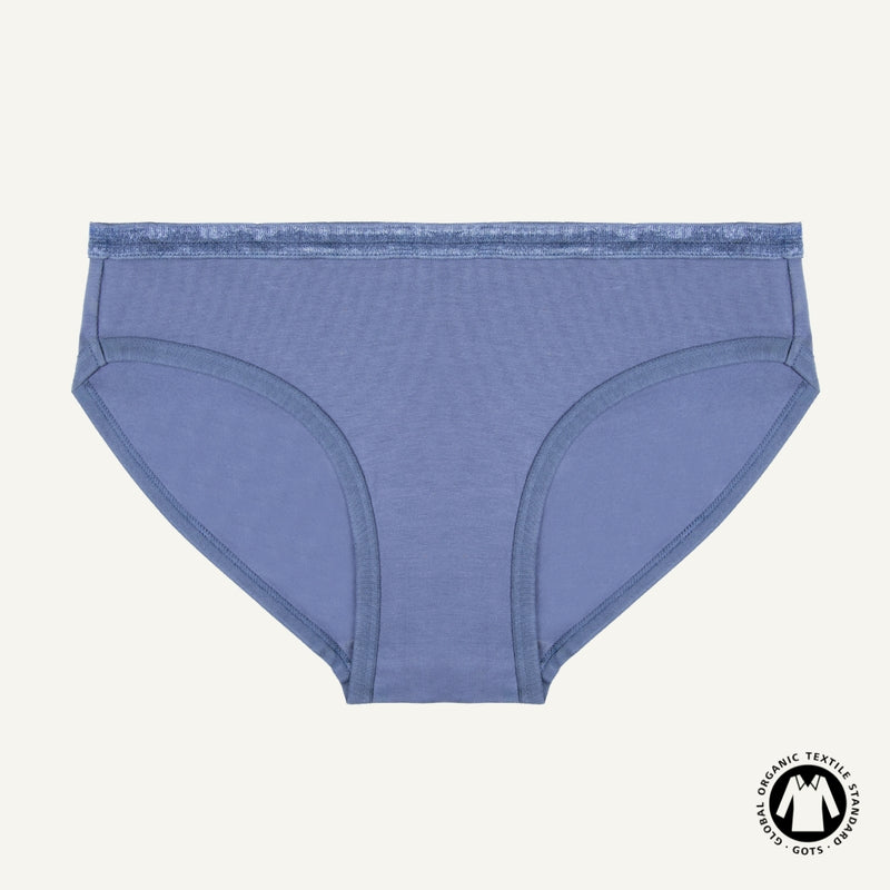 Organic Cotton Low-Rise Brief in Gale