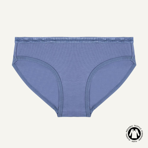 Organic Cotton Low-Rise Brief in Gale
