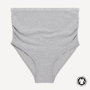 Organic Cotton Maternity Above-Belly Brief in Lunar