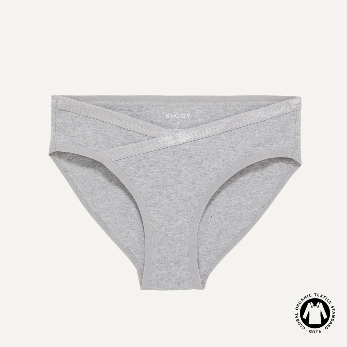 Organic Cotton Maternity Below-Belly Brief in Lunar