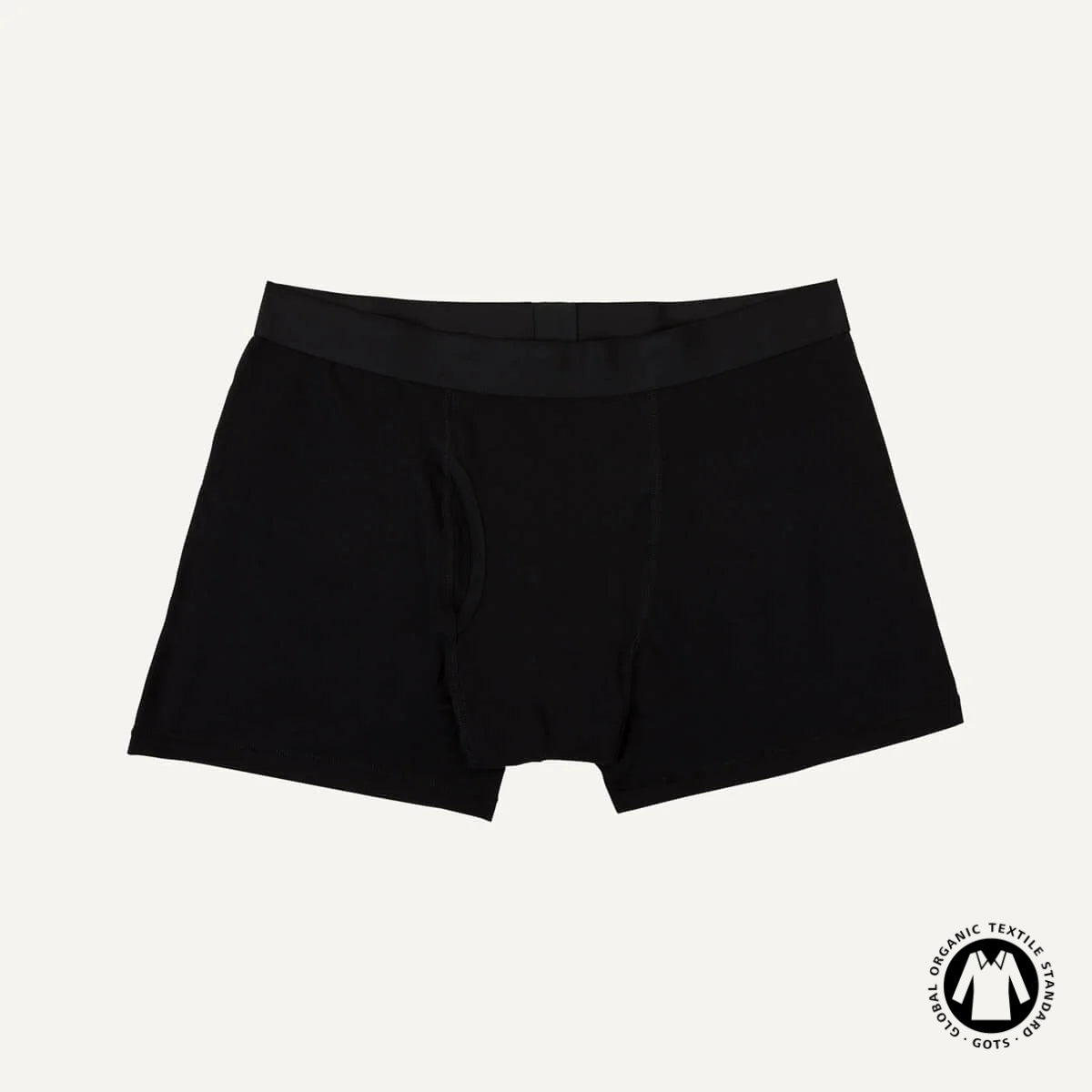 Organic Cotton Men's Boxer Brief in Carbon