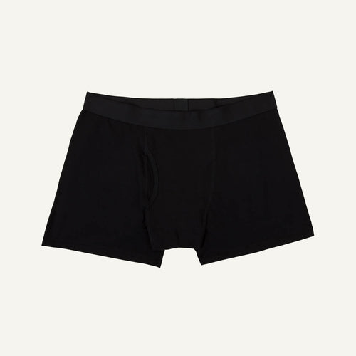 Organic Cotton Men's Boxer Brief in Carbon