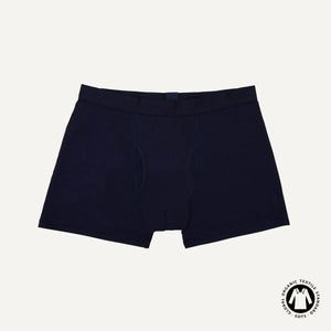 Organic Cotton Men's Boxer Brief in Marine