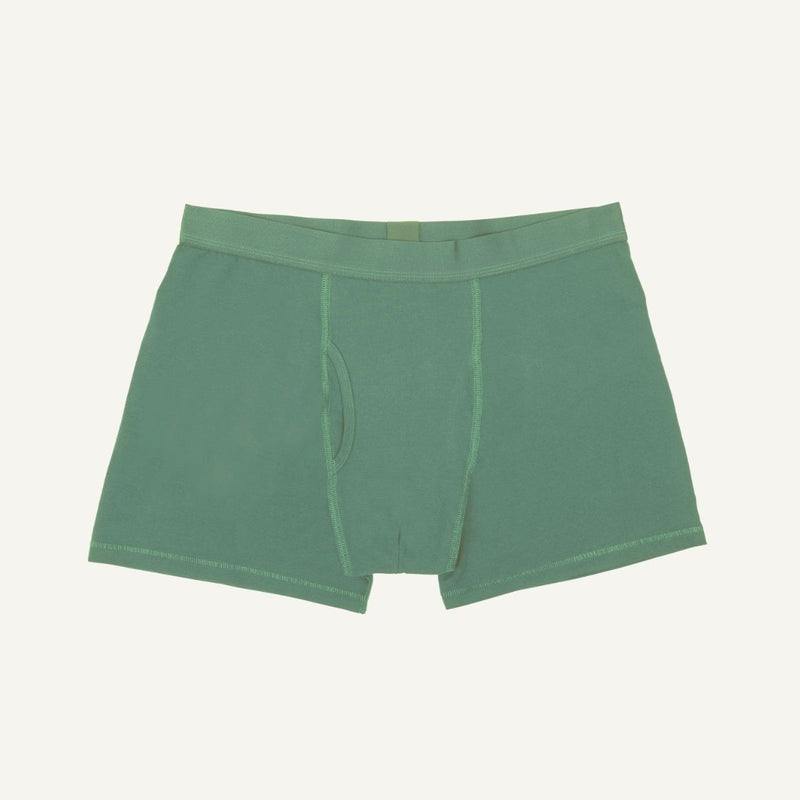 Organic Cotton Men's Boxer Brief in Willow
