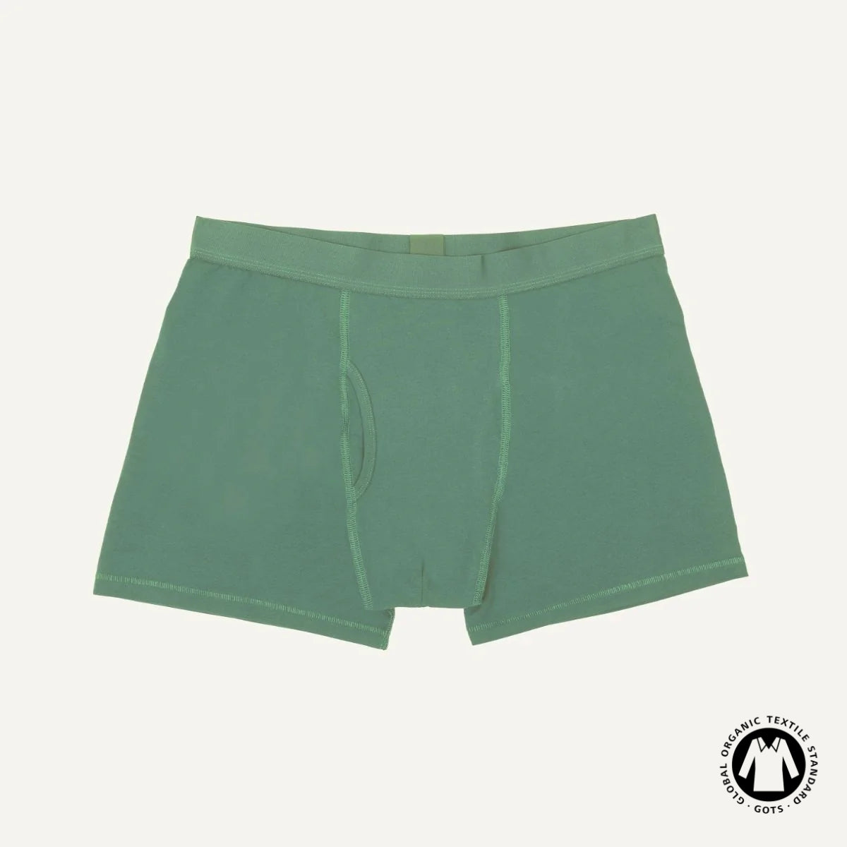 Organic Cotton Men's Boxer Brief in Willow