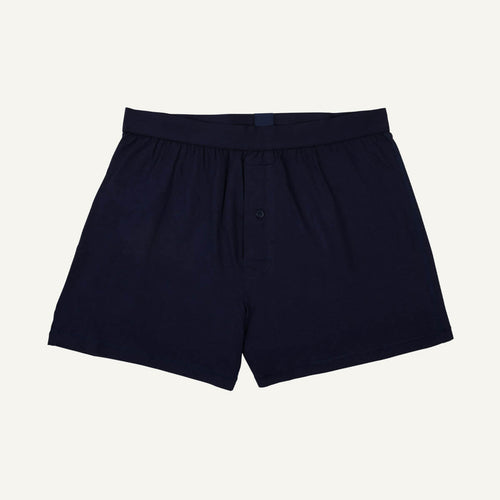 Organic Cotton Men's Boxer in Marine