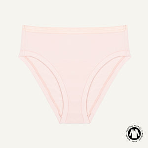 Organic Cotton Mid-Rise Bikini in Quartz