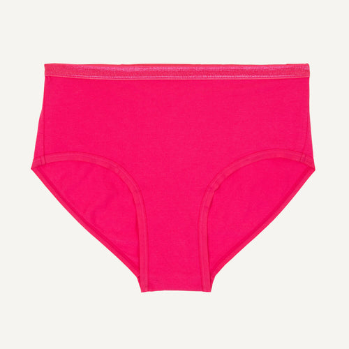 Organic Cotton Mid-Rise Brief in Aurora