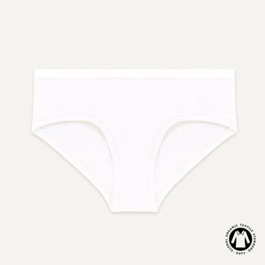 Organic Cotton Mid-Rise Hipster in Cloud Nine