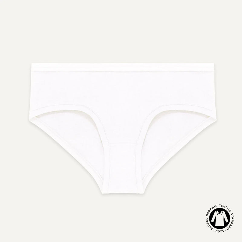 Organic Cotton Mid-Rise Hipster in Cloud Nine