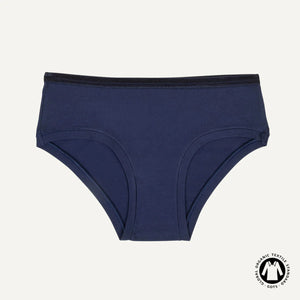 Organic Cotton Mid-Rise Hipster in Marine