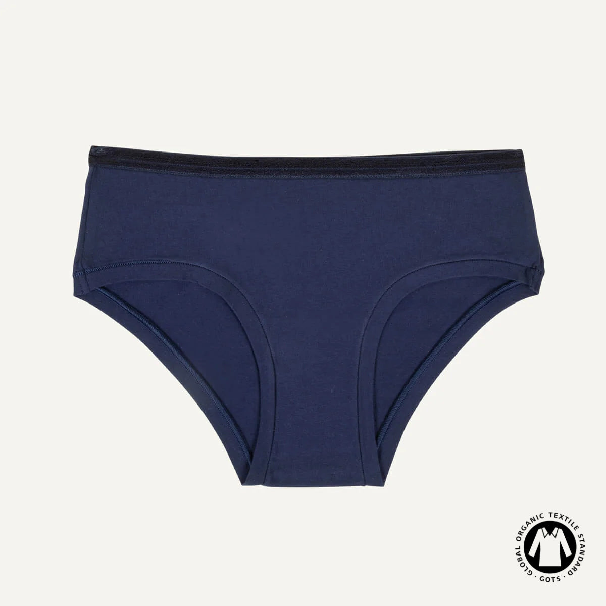Organic Cotton Mid-Rise Hipster in Marine