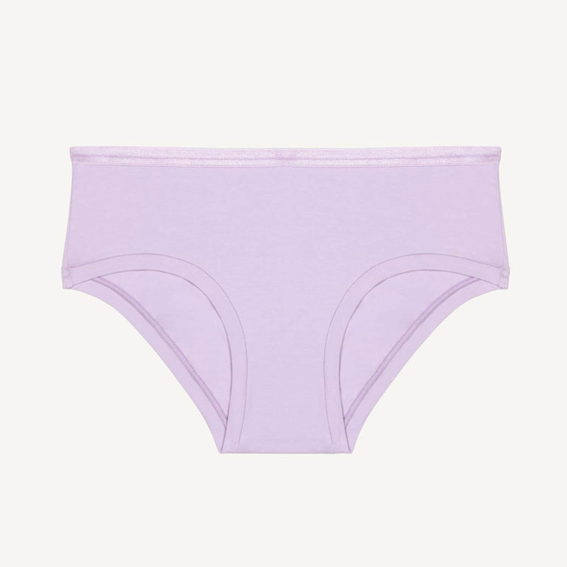 Organic Cotton Mid-Rise Hipster in Petal