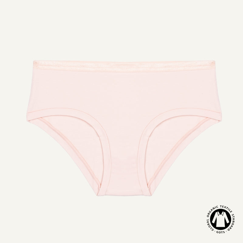 Organic Cotton Mid-Rise Hipster in Quartz
