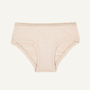 Organic Cotton Mid-Rise Hipster in Stone