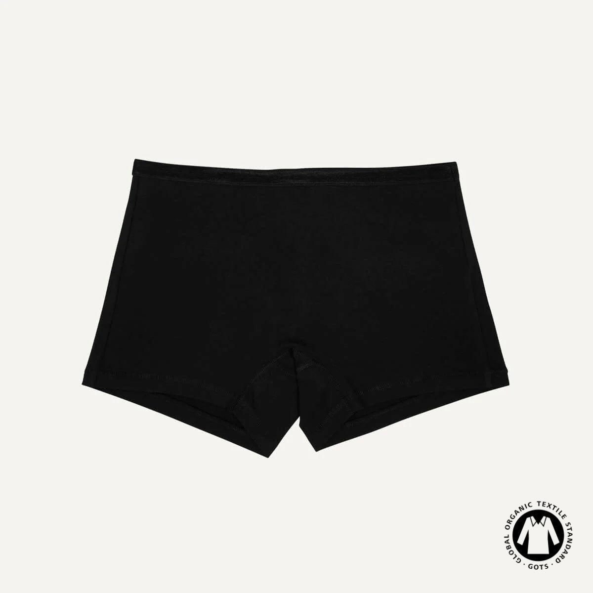 Organic Cotton Mid-Rise Shortie in Carbon