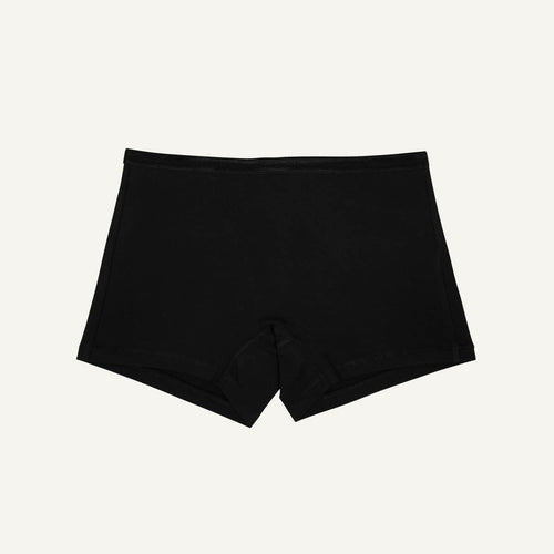 Organic Cotton Mid-Rise Shortie in Carbon