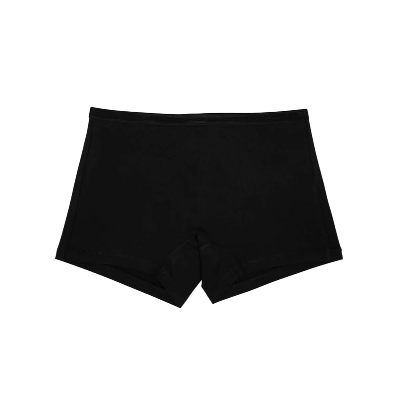 Organic Cotton Mid-Rise Shortie in Carbon