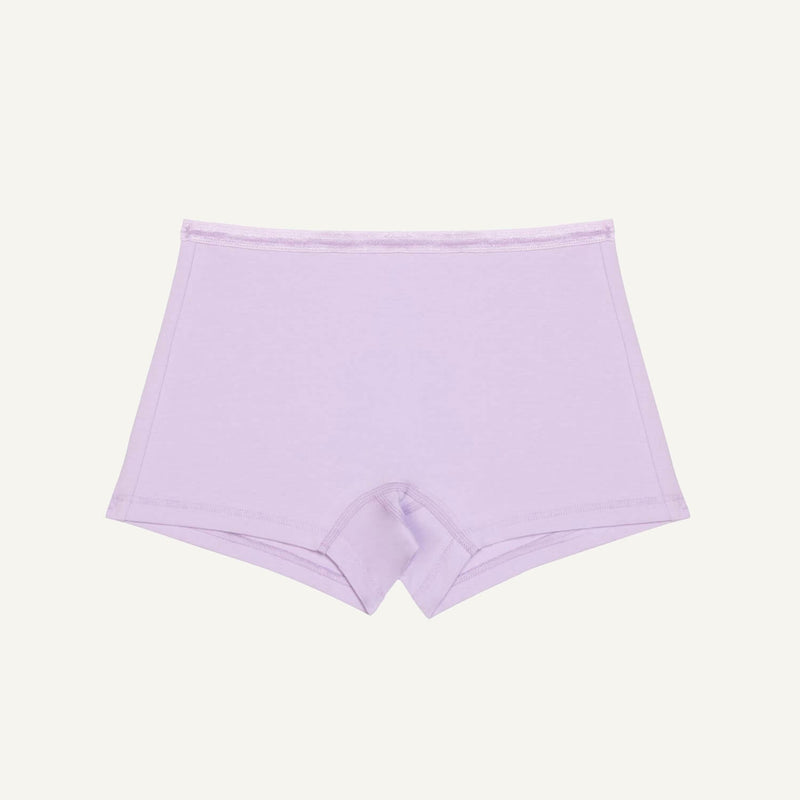 Organic Cotton Mid-Rise Shortie in Petal