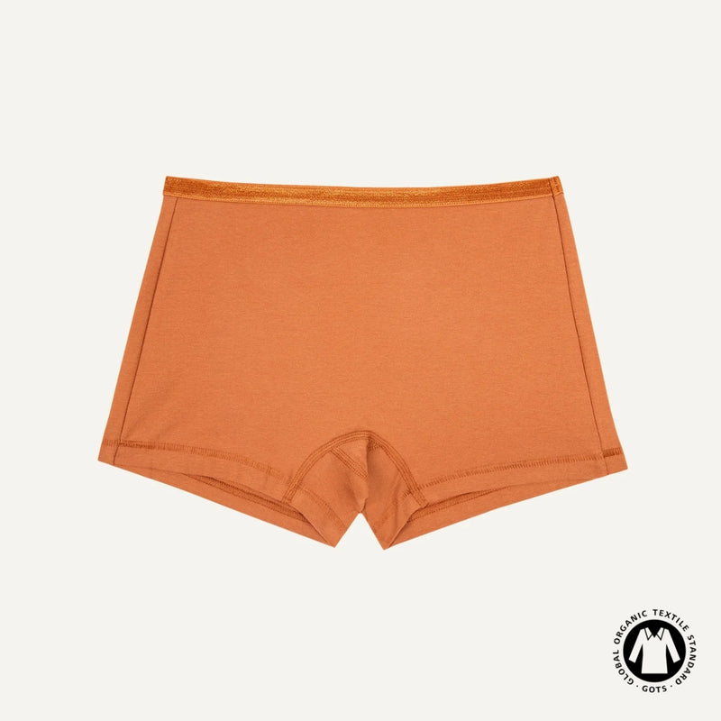 Organic Cotton Mid-Rise Shortie in Spice