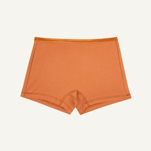 Organic Cotton Mid-Rise Shortie in Spice