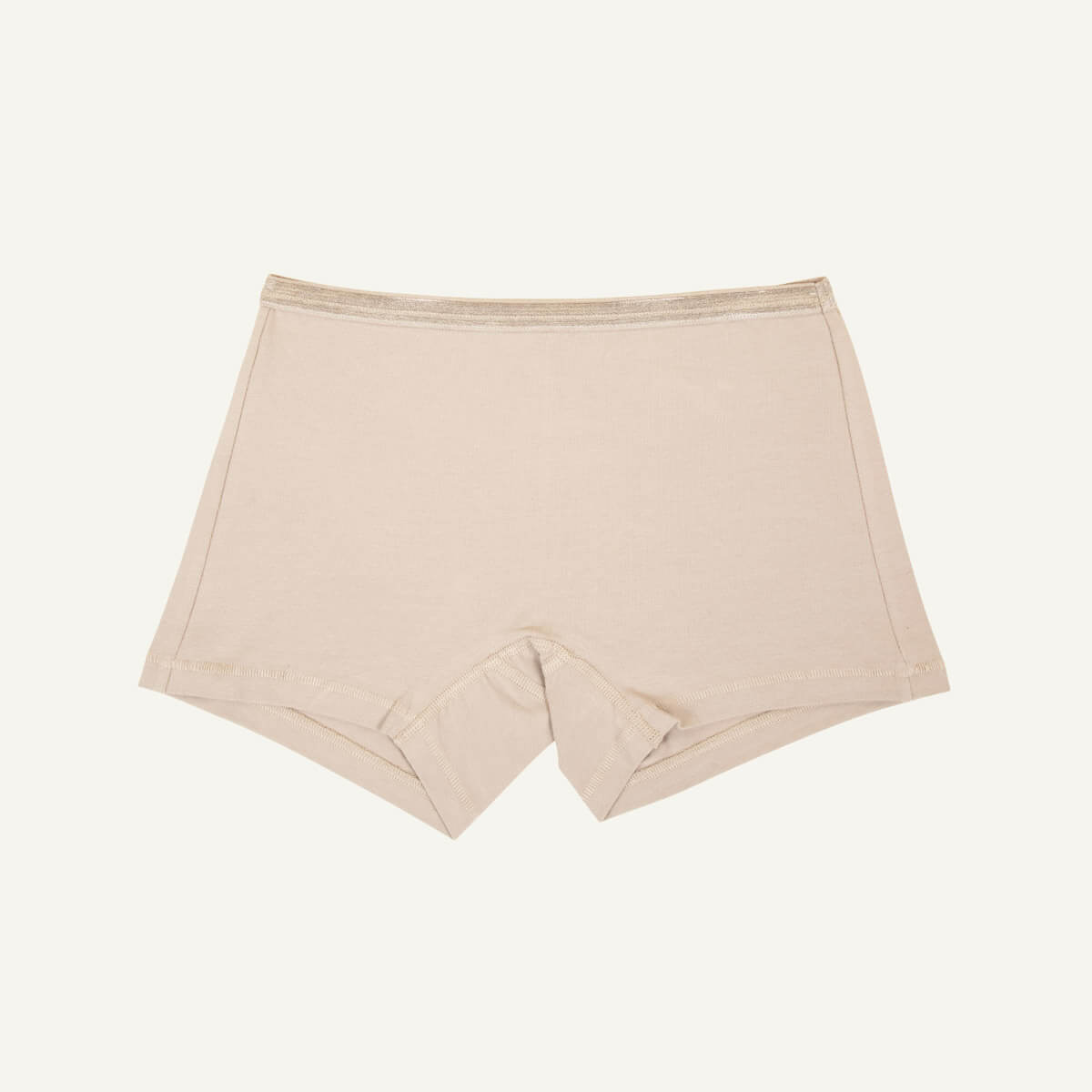 Organic Cotton Mid-Rise Shortie in Stone