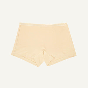 Organic Cotton Mid-Rise Shortie in Wheat