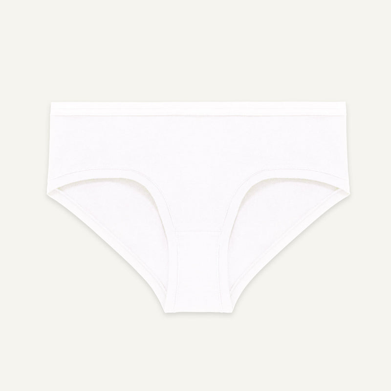 Organic Cotton Mid-Rise Hipster in Cloud Nine