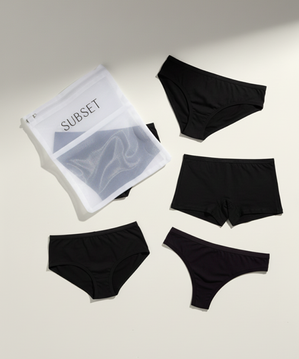 Essential Innerwear Subset | About | Essential Innerwear in Organic Cotton | Subset