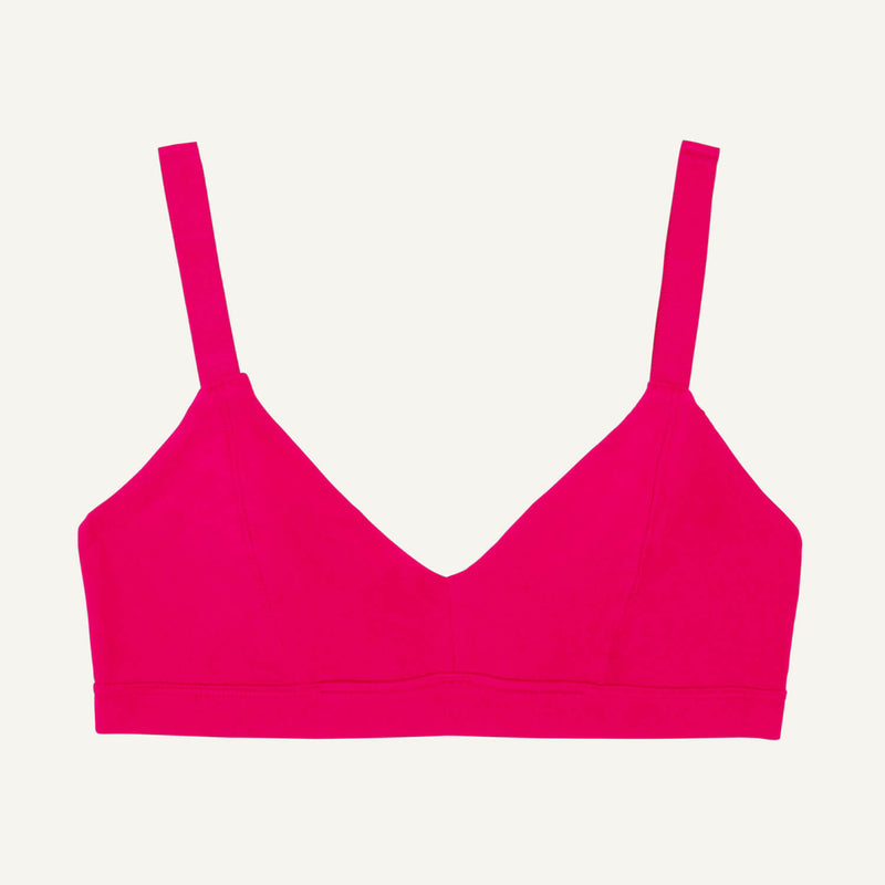 Organic Cotton Triangle Soft Bra in Aurora