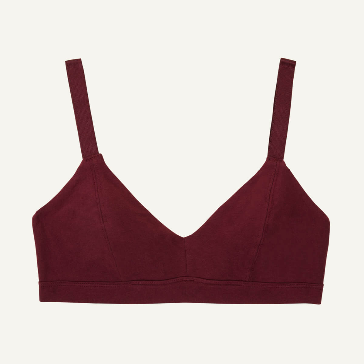 Weekday SOUL SOFT TRIANGLE BRALETTE - Triangle bra - rust/red