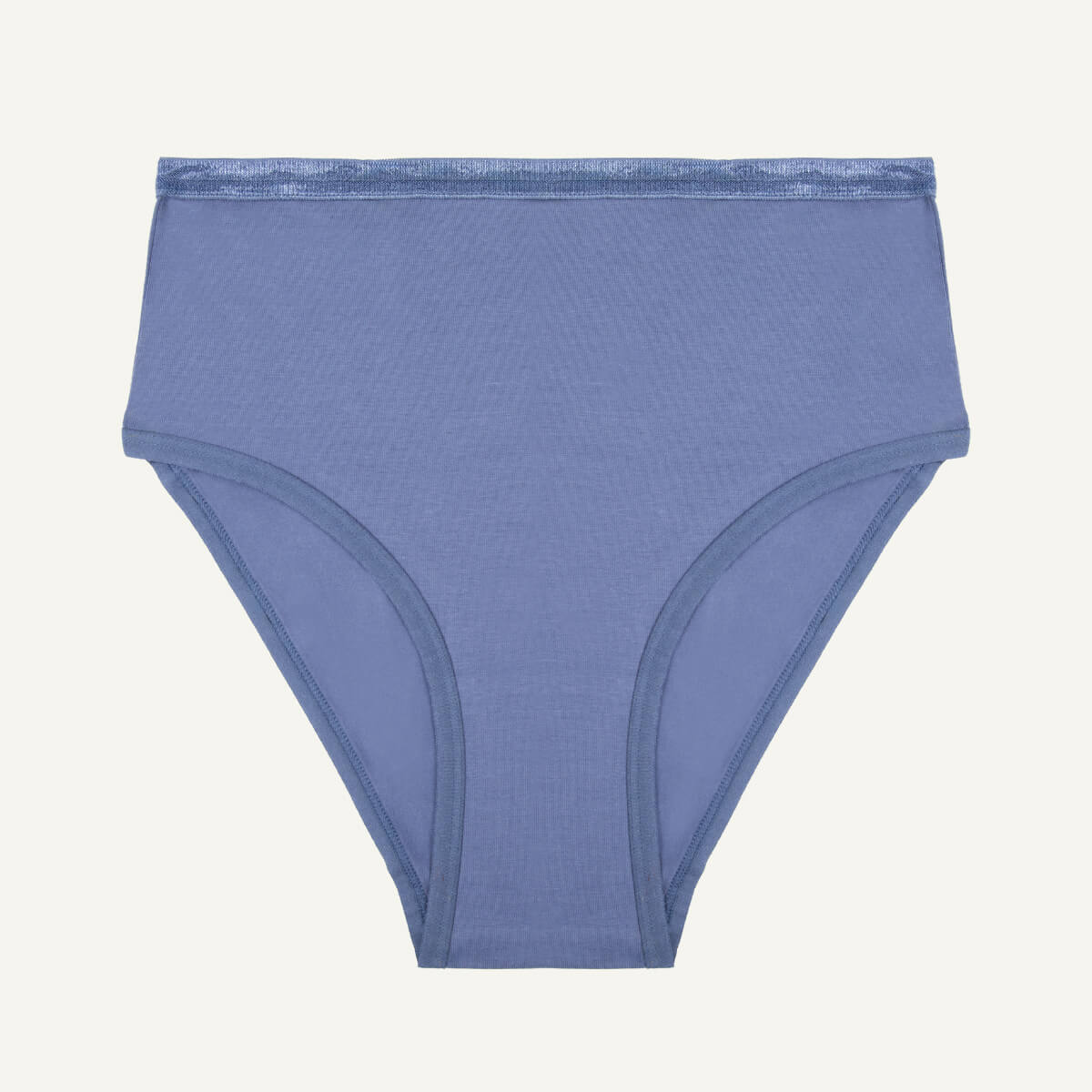 Organic Cotton High-Rise Brief in Gale